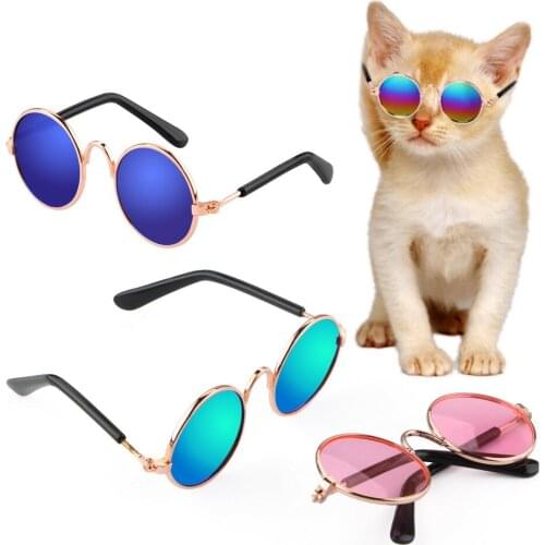 Pet Cat Glasses Sunglasses Photos Props Accessories For Little Dog Cat Pet Product Mini 8.5cm Length Dog Glasses Pet Supplies