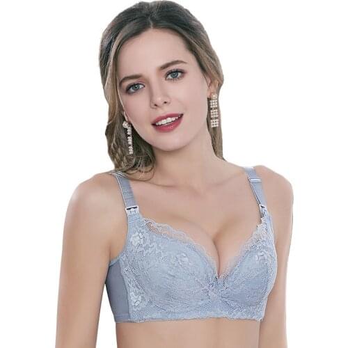 Breathable Maternity Pregnancy Bras Nursing Bra for Feeding Women Cotton Breastfeeding Lingerie Brassiere For C Front Closure