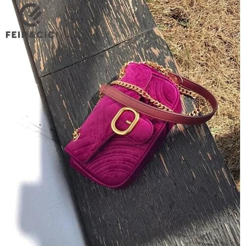 Fein&Cici Women's Velor Bags