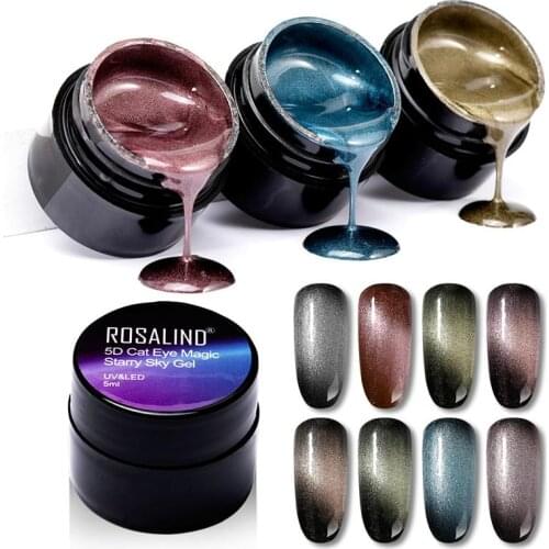 5D Cat Eyes Gel Nail Gel Polish Vernis Semi Permanent Varnish Hybrid Magnetic Soak Off LED UV Top Coat For Nails Art