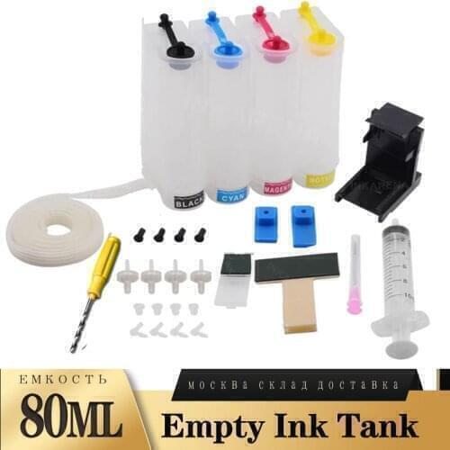 For HP 123 121 122 21 22 56 57 338 343 650 651 Ciss Ink Supply System Russian Printer Cartridge Tank