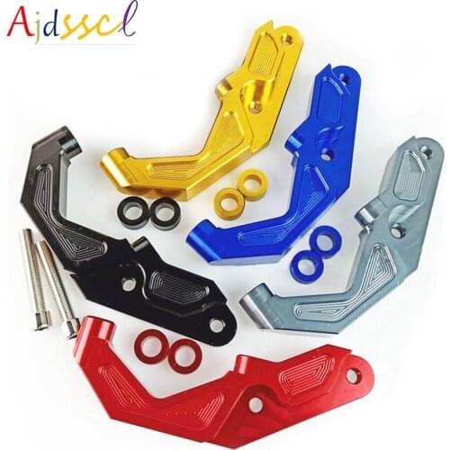 Motorcycle 100MM Brake Caliper Mouting Bracket for 245/260MM Front Brake Disc CNC Brake Installation Adapter for Yamaha-CYGNUS-X