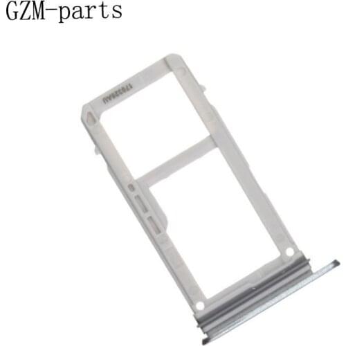 GZM-parts 50pcs/lot Dual/ Single Sim Card Tray for Samsung Galaxy A3 A320 2017 SIM Card Slot SD Card Tray Holder Adapter