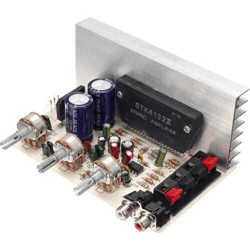 Lusya Sanyo thick film chip 50W+50W Stereo Audio Power Amplifier Board for DIY speaker AC15-18V E1-006