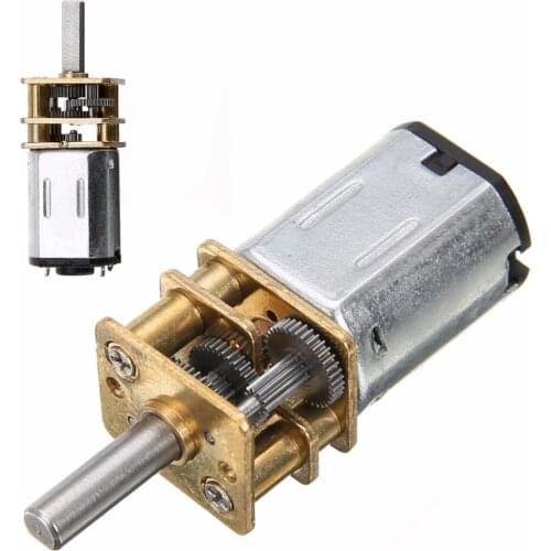 Mini Metal Gear Motor DC 6V 200RPM Gear Motor With Gearwheel Model:N20 3mm Shaft Dia Electric Deceleration Gear Reducer Motors