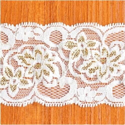 Fashionable Simple Comfortable Elastic Lace By The Yard For Dress Curtains Decorative Accessories Material