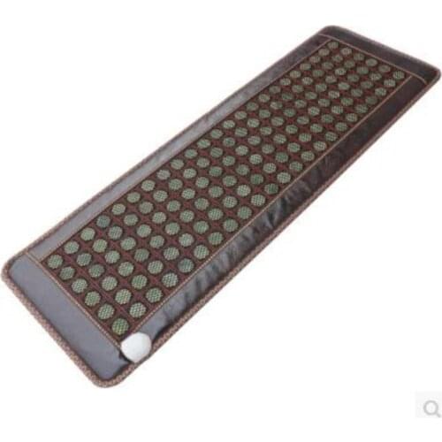 Natural jade6 rows of germanium stone therapy three sofa cushion Electric heating cushion health care physical therapy carpet