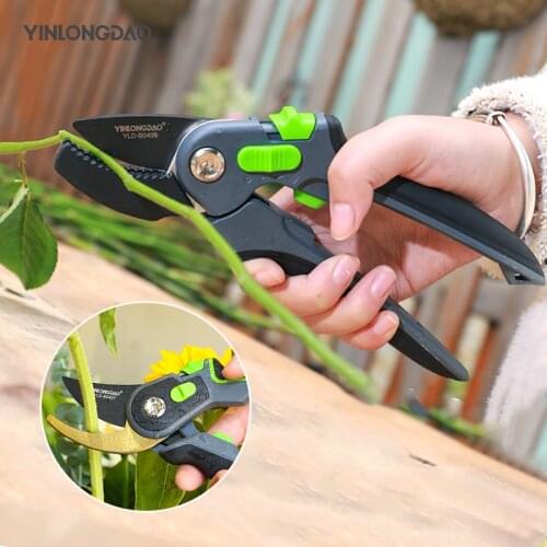 Gardening Pruning Shear Hand Pruner Cut Secateur Shrub Garden Scissor Tool Anvil Branch Shear Orchard Pruning Shears