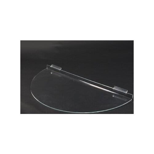 Half Circle Acrylic Slatwall Storage Jewelry Accessories Display Rack Wall Mount Sunglasses Ornaments Holder