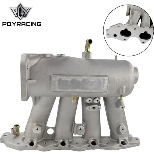 PQY - For b18c1 Aluminum 70mm Cast air Intake Manifold FOR 94-01 Acura Integra Dc2 Dc4 PQY-IM43-CA