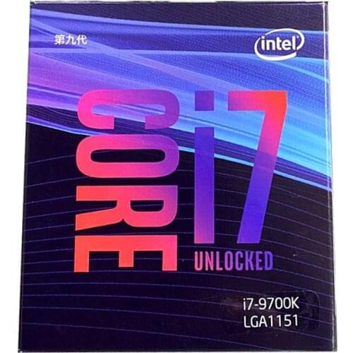 Intel Core i7-9700K 8 núcleos de hasta 4,9 GHz Turbo desbloqueado LGA1151 300 Series 95 W cpu de escritorio