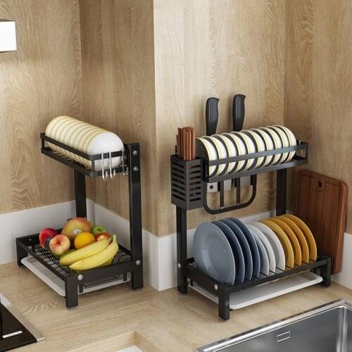 304 Stainless Steel Dish Drainer, Kitchen Rack, Dish Rack Cutlery Holder, Dish Rack Holder
