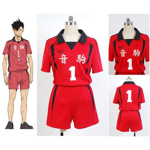 Anime Haikyuu Nekoma High School Uniform Kuroo Tetsurou Kozume Kenma Jersey NO1 NO5 Uniform Suit Cosplay Costume Outfits