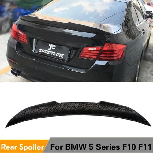 Rear Spoiler for BMW 5 Series F10 Base Sedan M Sport M5 F11 2010 - 2019 Carbon Fiber Trunk Lip Rear Spoiler Wing Lip Boot Lid