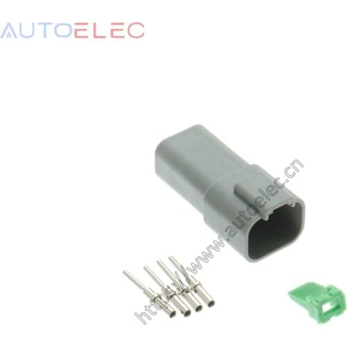 100Kits Deutsch DT04-4P plug W4P wedgelock waterproof wire Connector offer a range of 2 to 12 Way, 13A rated sealed connectors