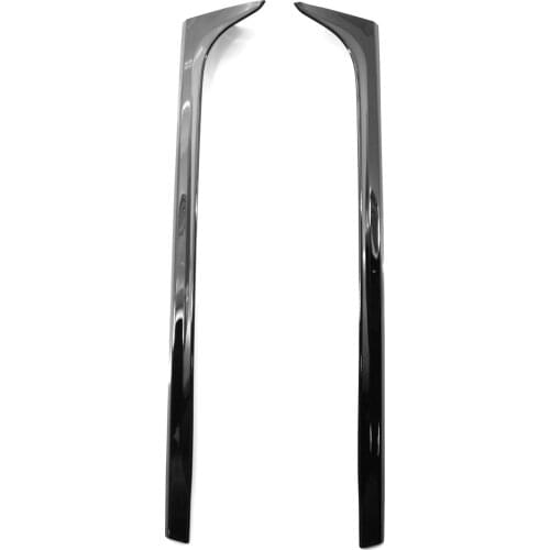 2PCS Side Wing Lip Cover Leaf Shape V-shaped Replacement for Volkswagen VW P-olo MK5 2011-201