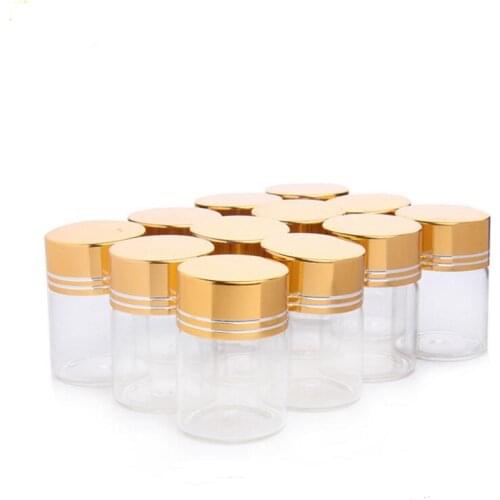 200pcs/lot 15ml Empty screw neck glass bottle with Aluminum cover for vinegar or alcohol,storage candy bottle