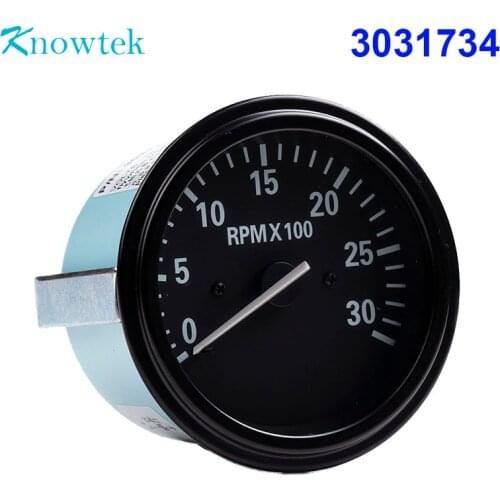 3031734 12V/24V Engine Speed Gauge Meter Tachometer for Generator Digital RPM Meter