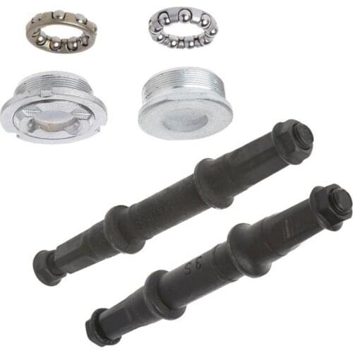 3S/5S Steel Bottom Bracket Axle Bearings Bicycle Bowl Complete Set D-type Mountain Bike Rear Front Cycling Accessories