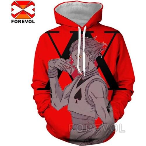 Hoodies cosplay anime hunter x Hisoka hunter 3d-print jacket punk hoodie sweatshirt/shirts/pant tops band men women streetwear