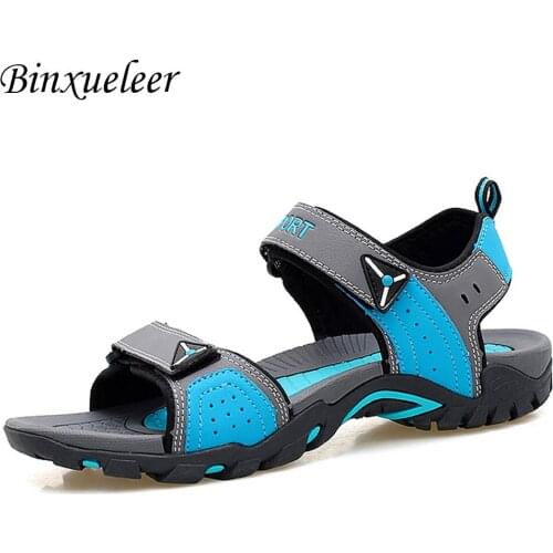 Mens Summer Beach Sandals 2019 Shoes for Men Open Toe Sandals Casual Summer Shoes Big Size Water Sandals