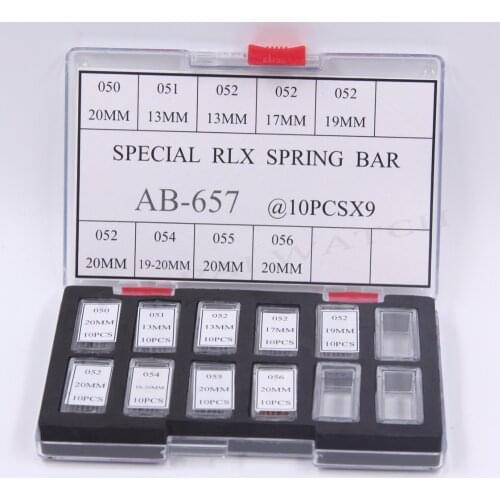 Free Shipping Generic Watch Spring Bar Kit 90 Pieces for RLX Watch Bands/Bracelets/Straps