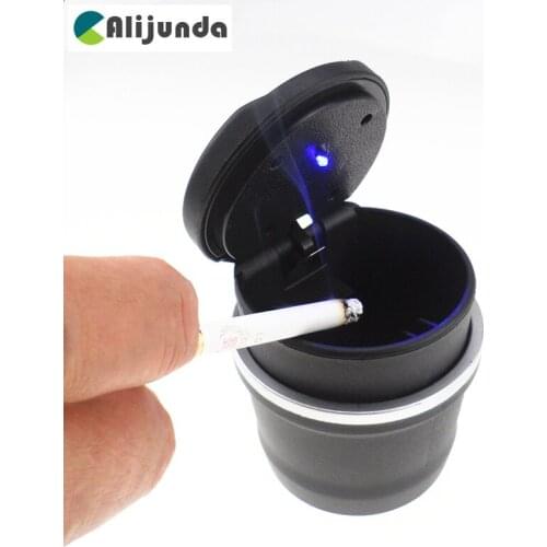 New Materials High Flame Retardant Car High Temperature LED Ashtray for Peugeot 206 207 208 301 307 308 407 2008 3008 4008