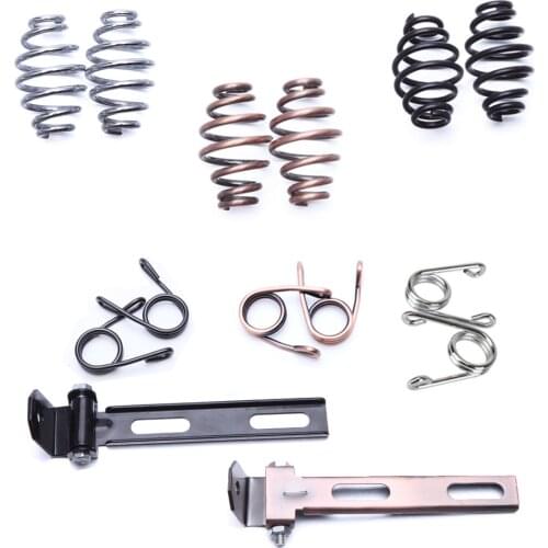 NEW Motorcycle Solo Seat Mount Kit Seat Springs Clip Bracket Mounting For Bobber Chopper Custom Glod Chrome Bronze Sportster