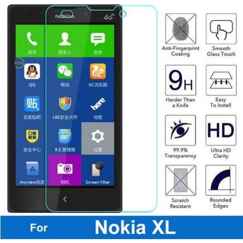 For Nokia XL Tempered Glass Original 9H Protective Film Explosion-proof Screen Protector for Nokia XL 4G 1030 1061 Cover Guard