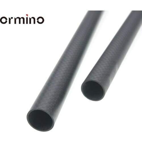 Ormino 2PCS 18mm Carbon Fiber Tube 18X16X500mm tube Quadcopter Hexacopter Frame arm Landing Gear Rc Drone kit Multicopter Diy