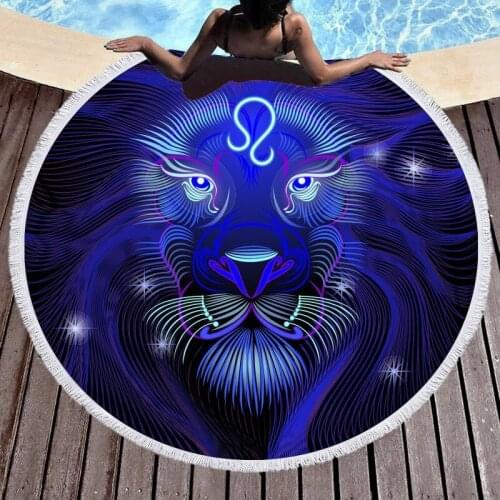 Twelve constellations Sea beach towel Pareo beach Microfiber towel strandlaken spa Large beach towel Towel beach Beach towel spa