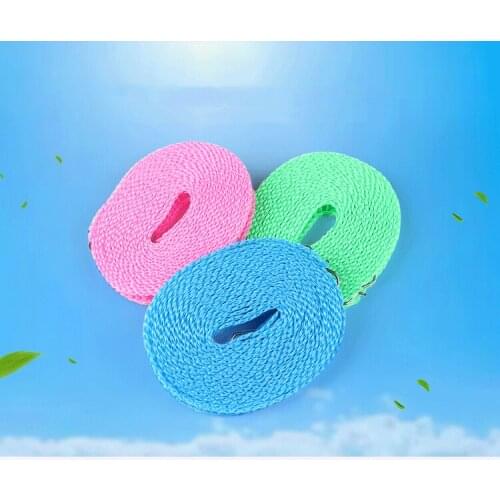 Portable 3/5/8m Clothesline Outdoor Travel Clothesline Anti-skid Windproof Clothesline Fence-type Clothesline Drying Quilt Rope