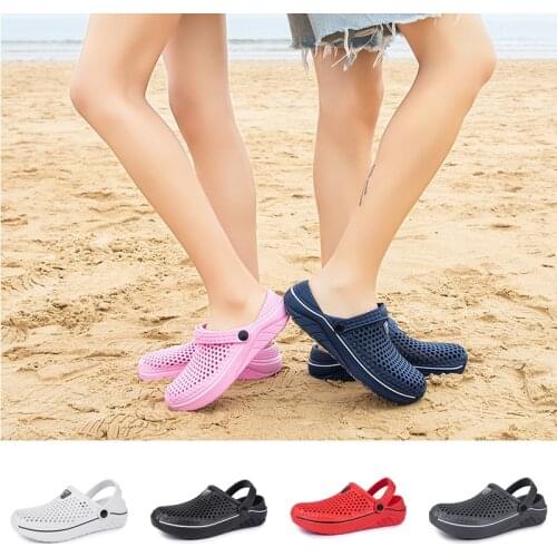 Unisex Fashion Clogs Summer Beach Breathable Non-Slip Sandals Garden Bath Slippers Shoes