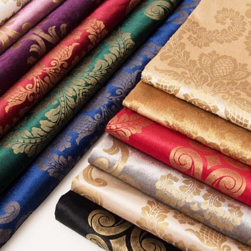 Wide 57" Bronzed Velvet Jacquard Velour Upholstery Sofa Fabric Soft Dining Chair Pillow Cushion Tablecloth Material