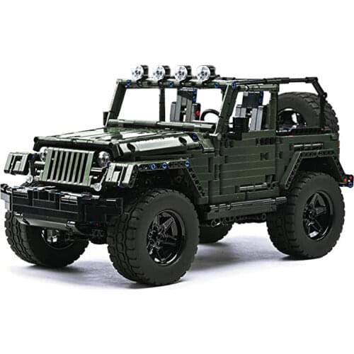 2573PCS SUV Land Rover MOC Defender 93018 Off-road Vehicle Car Model Building Blocks Assembly Bricks Kids Toys Christmas Gifts