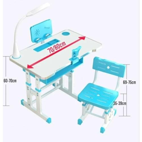 Strengthening Children 's Desk and Chair Writing Desk Primary School Desk Household Set Study Desk Can Be Lifted and Lowered