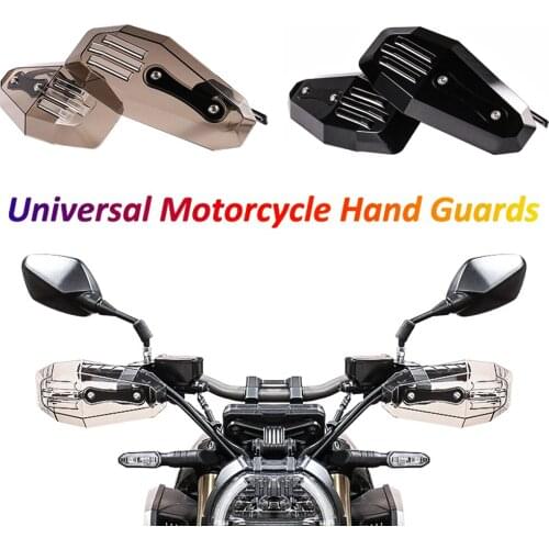 Universal Motorcycle Handlebar Handguard Retro Motorbike Custom Steering Wheel PC Hand Guards for Honda Yamaha Kawasaki Suzuki