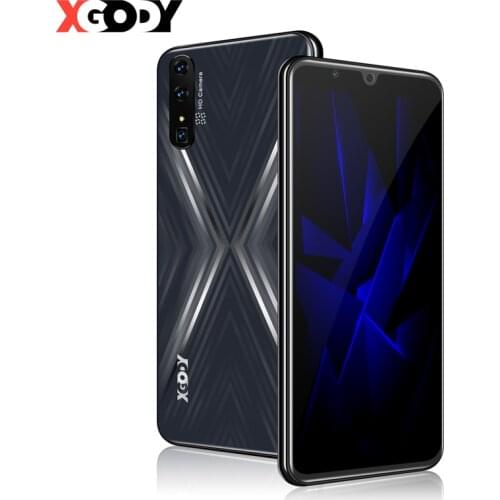XGODY 3G Smartphone Android 9.0 6" 18:9 2GB 16GB Mobile Phone MTK6580 Quad Core 2800mAh Dual SIM 5MP GPS WiFi Mate X Cell Phones