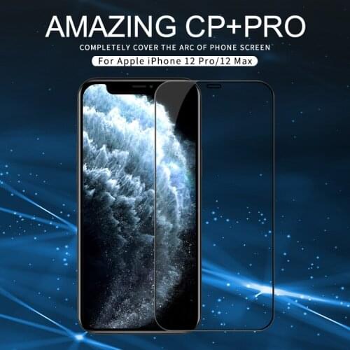 Glass Screen Protector for iphone 12 /Pro/Max/Mini Nillkin Amazing CP+Pro Tempered Glass Film Completely Cover Arc Phone Screen