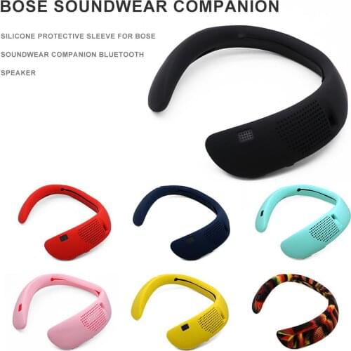 Neck Hanging Wireless Headset Protective Case Silicone Carrying Box Cover For Soundwear Companion Wireless Speaker
