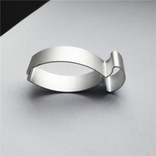 10pcs Aluminium Cookie Cutter Fish Shaped Cake Decorating Tools Metal Animal Biscuit Cutter Baking Tools For Cakes