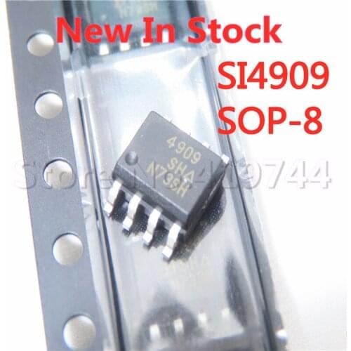 10PCS/LOT SI4909DY SI4909DY-T1-E3 SI4909 4909 SOP-8 SMD dual P channel 40V 8A MOS tube In Stock NEW original IC