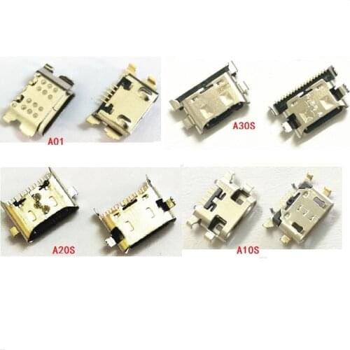 10 pcs Micro USB Jack Connector Socket Charging Port Plug For Samsung Galaxy A01 A015 A015F/DS A10S A20S A30S