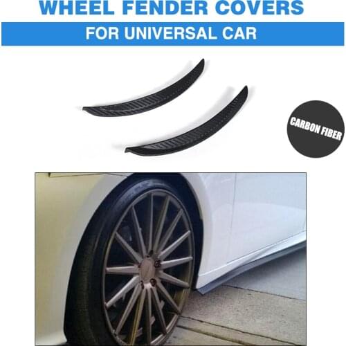 2PCS/SET Soft rubber Wheel Arch Eyebrow Stripe Mud Flaps Car Wheel Modling Trims For BMW F10 For Audi A3 For VW Golf 4 For Benz