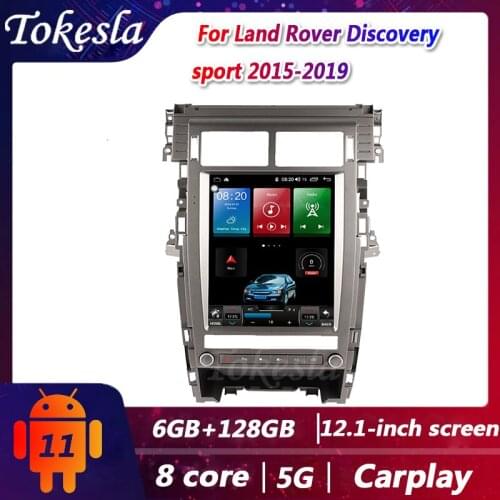 Tokesla Car Radio Telsa Android 11 For Land Rover Discovery sport Auto Multimedia Player Gps Navigation DVD Automotivo 2015-2019