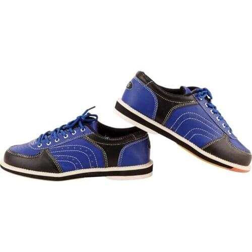 Bowling supplies for men and women, leather bowling shoes wear - resistant non - slip breathable shoes