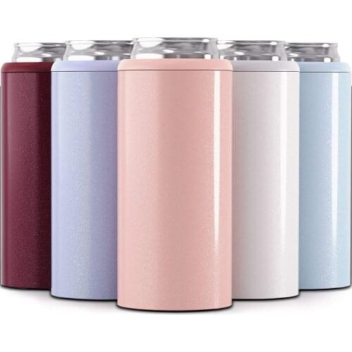 Cold-Keeping Cola Cans Creative 12Oz Hot Selling Vacuum Thermos Double-Layer Stainless Steel Beer Bottle Set in Stock
