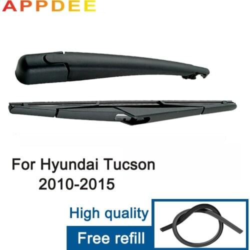 APPDEE Wiper 12" Rear Wiper Blade & Arm Set Kit Fit For Hyundai ix35 Tucson LM 2009-2015 Windshield Windscreen Rear Window