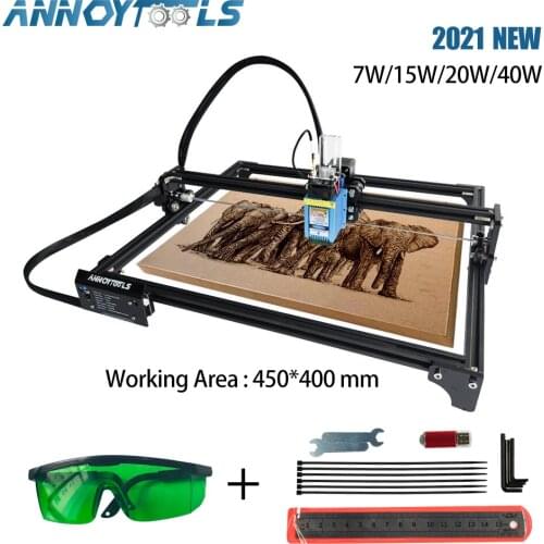Laser Engraving Cutting Machine With 32-Bit Motherboard 7w 15w 20w 40W Laser Printer DIY CNC Router Laser Engraver