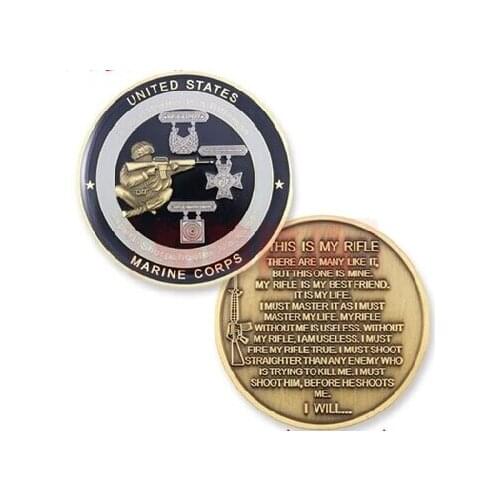 Custom metal coins Medals Paint cheap custom metal arym coins low price custom both sides coin